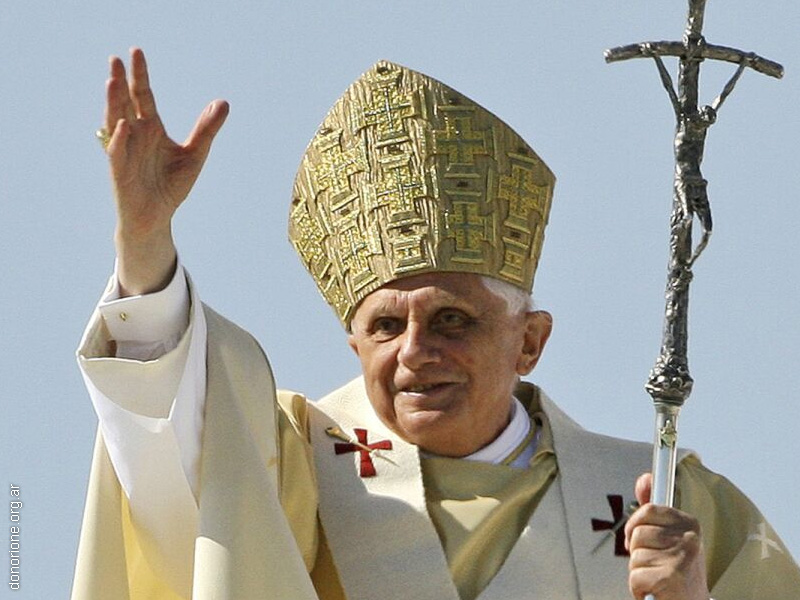 Adios a Benedicto XVI