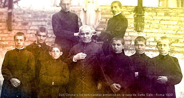 Don Orione y los huerfanos del Genocidio Armenio