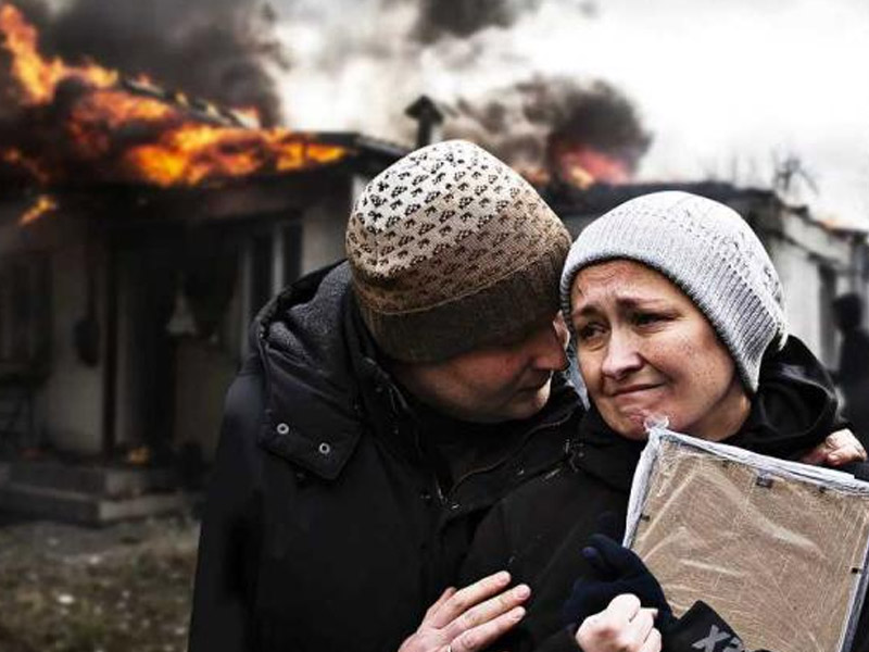 La guerra en Ucrania una inmensa tragedia humanitaria