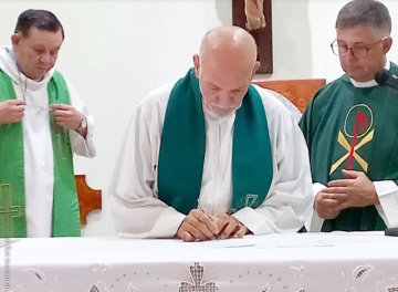 Asumieron los nuevos párrocos en comunidades orionitas