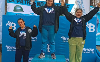 Delfi, Jesi y Ani: orgullo orionita en la carrera por Malvinas